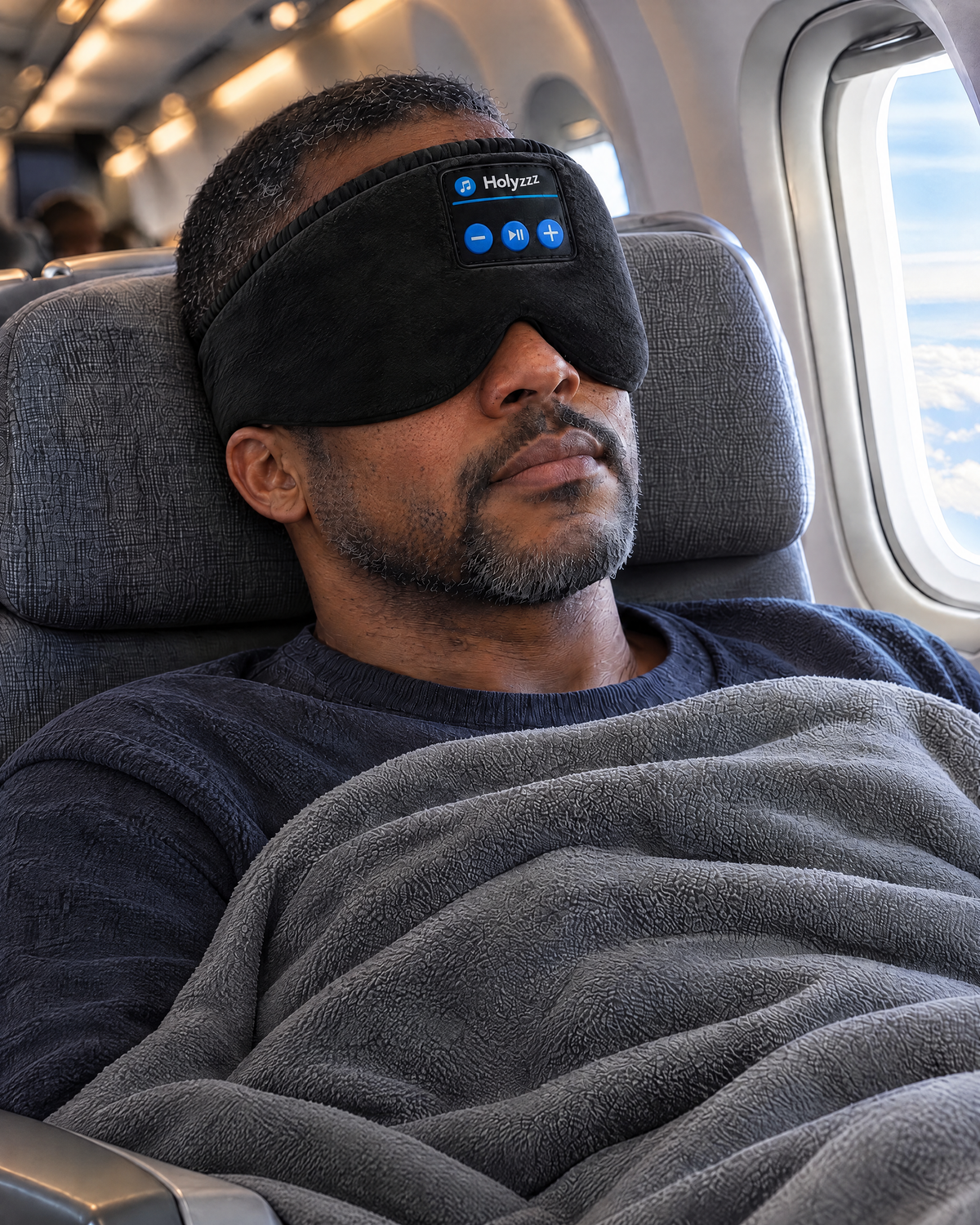 Bluetooth Sleeping Eye Mask (Soft Center Silk)